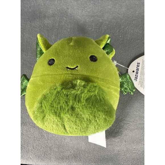 Squishmallows Rosemary Rose Halloween Bat 4" High Green Plush Stuffed Animal NWT - Picture 9 of 9